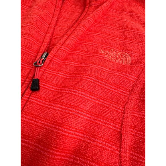 The North Face TKA 100 Fleece Women's Fleece Full Zip Masonic Orange Large L - Picture 3 of 9